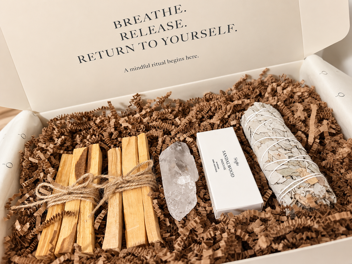 Palo Santo, White Sage & Incense Clarity Ritual Kit