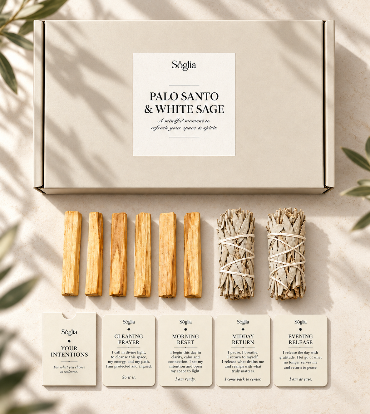 Palo Santo & White Sage Ritual Kit